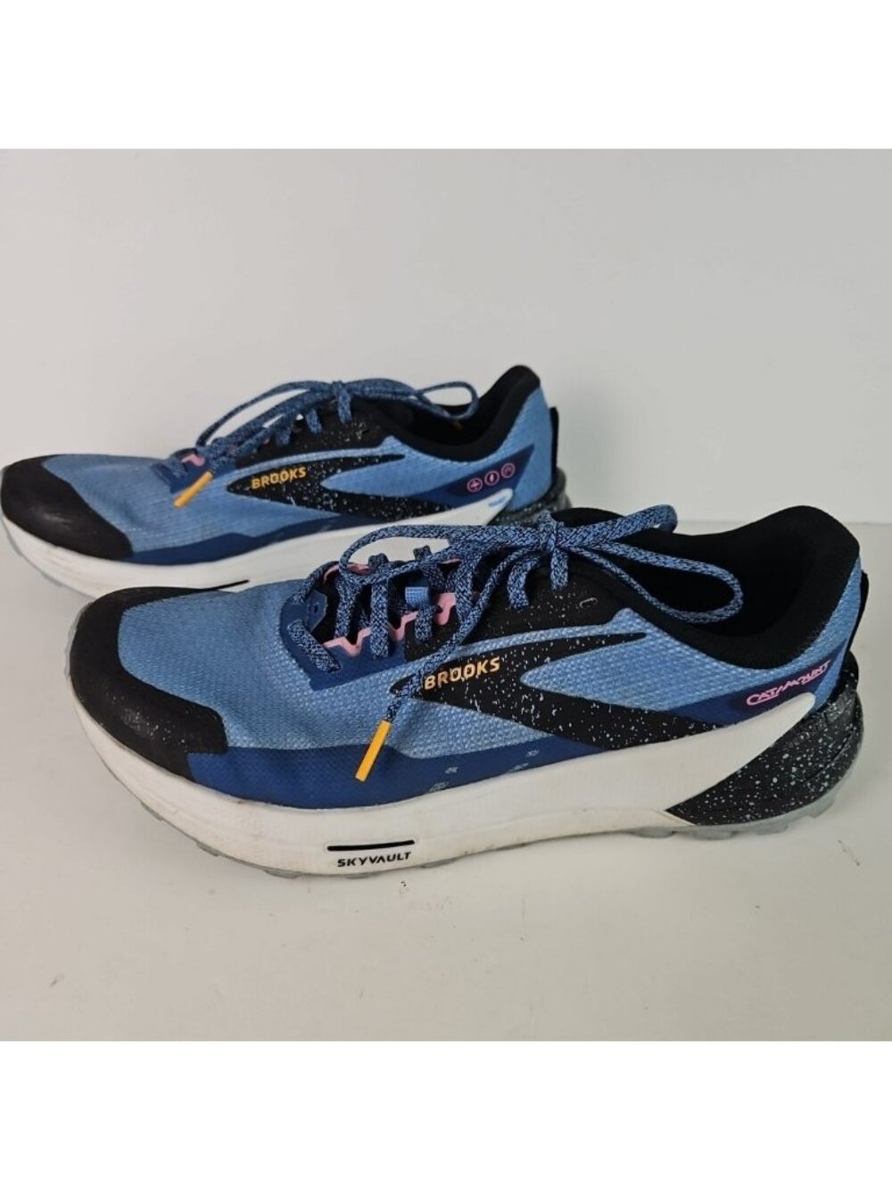 Brooks Womens Size 10.5 Catamount 2 1203881B414 Blue Running Shoes Sneakers Gym
